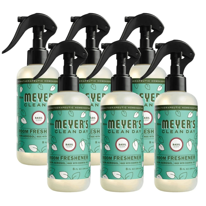 Mrs. Meyer's Clean Day Room Freshener Infused with Essential Oils, Basil, 8 fl. oz - First Choice Buying