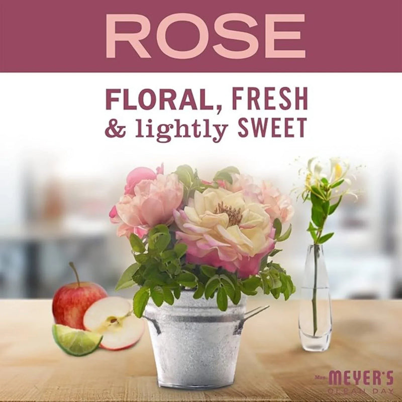 Mrs. Meyer's Limited Edition Soy Tin Candle, Rose, 2.9 oz - First Choice Buying