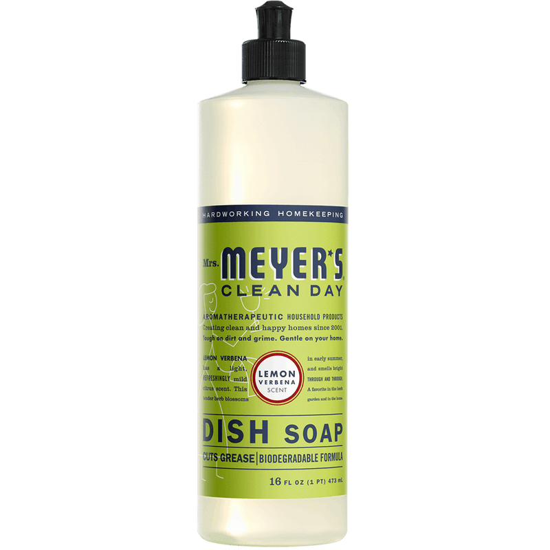 Mrs. Meyer's Clean Day Liquid Dish Soap, Lemon Verbena, 16oz