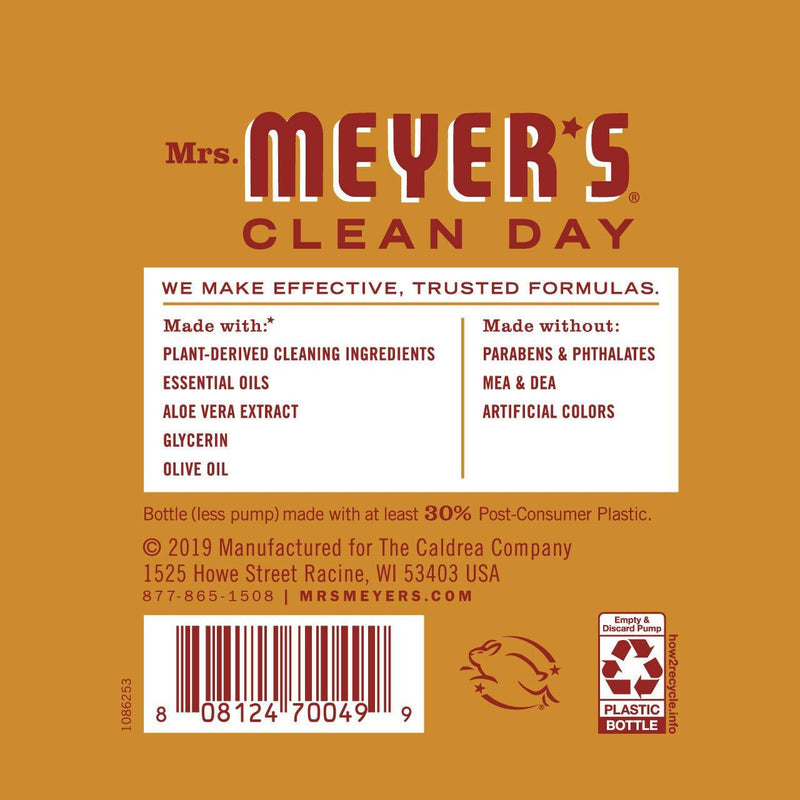 Mrs. Meyers Clean Day Liquid Hand Soap, Apple Cider, 12.5 oz