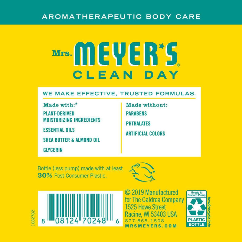 Mrs. Meyer's Clean Day Hand Lotion, Honeysuckle, 12 Oz.