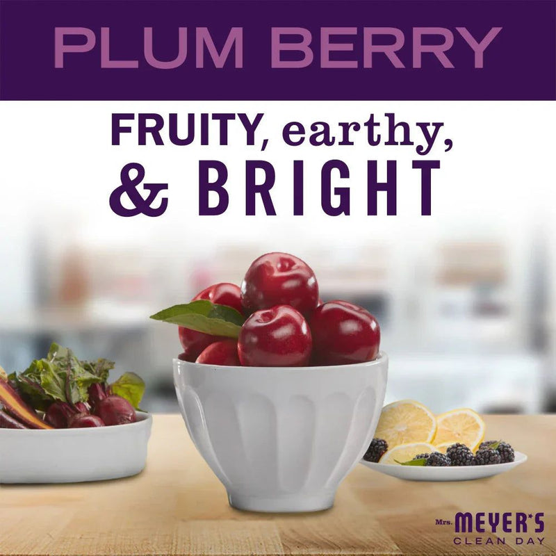Mrs. Meyer's Clean Day Body Wash & Body Lotion Set, Plum Berry Scent