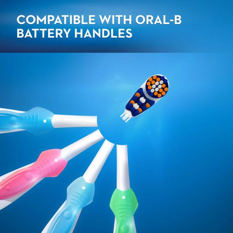 Oral B CrossAction Power Toothbrush Whitening Replacement Heads, 2-Count - First Choice Buying