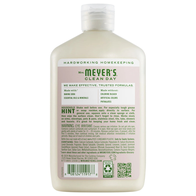Mrs. Meyer's Baking Soda Cream Cleaner, Apple Blossom, 16oz