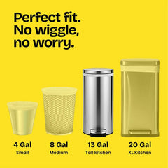 Glad ForceFlex Tall Trash Bags, Gain Febreze Lemon Zest Scent, 13 Gallon, 22 Count