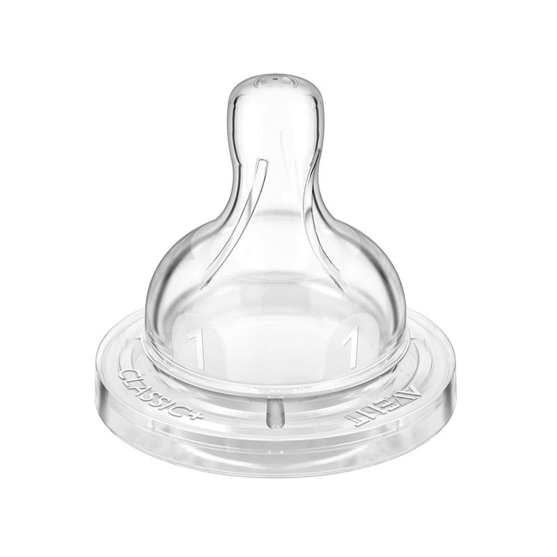 Philips AVENT Anti-Colic Nipple, Newborn Flow, Flow 1, 0M+, 2-Pack - First Choice Buying
