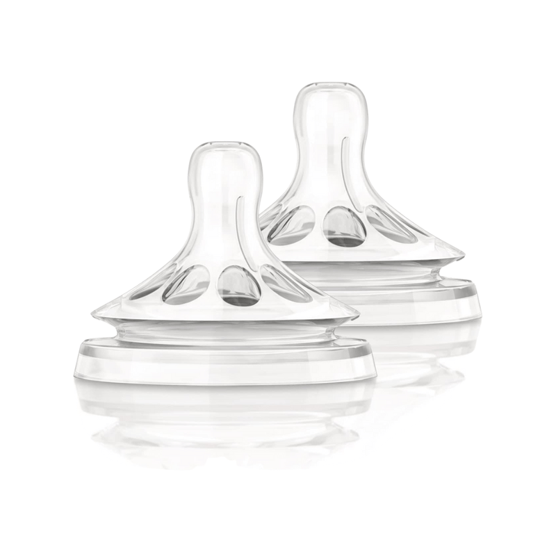 Philips AVENT Natural Nipple, Fast Flow, 6M+, Flow 4, 2-Pack - First Choice Buying