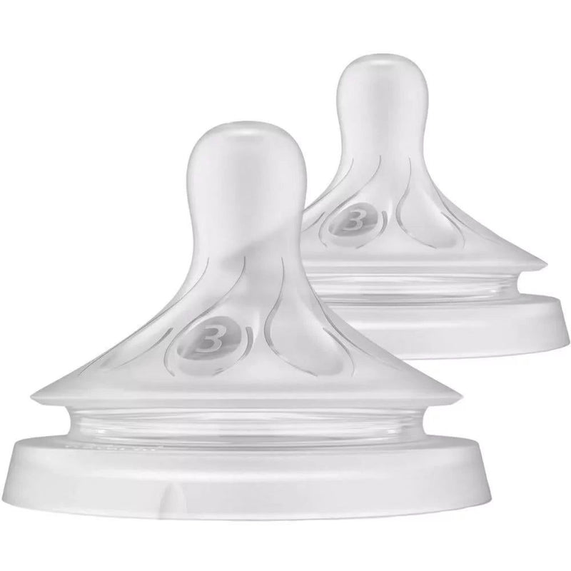 Philips AVENT Natural Response Baby Bottle Nipple, Flow 3, 1M+, 2-Pack - First Choice Buying