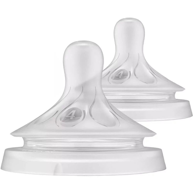 Philips AVENT Natural Response Baby Bottle Nipple, Flow 4, 3M+, 2-Pack - First Choice Buying