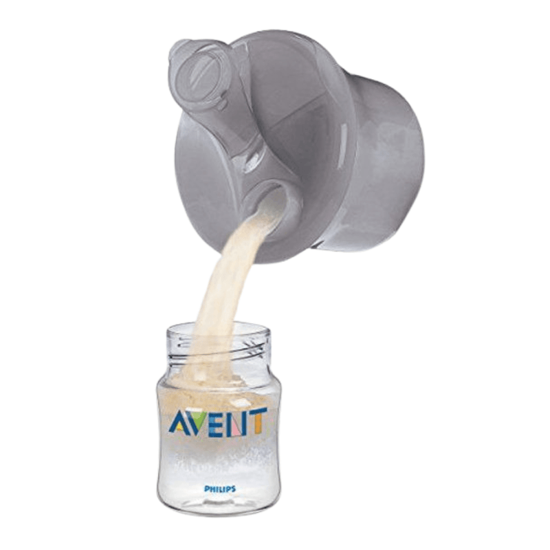 Philips AVENT Powder Formula Dispenser and Snack Cup, Gray - First Choice Buying