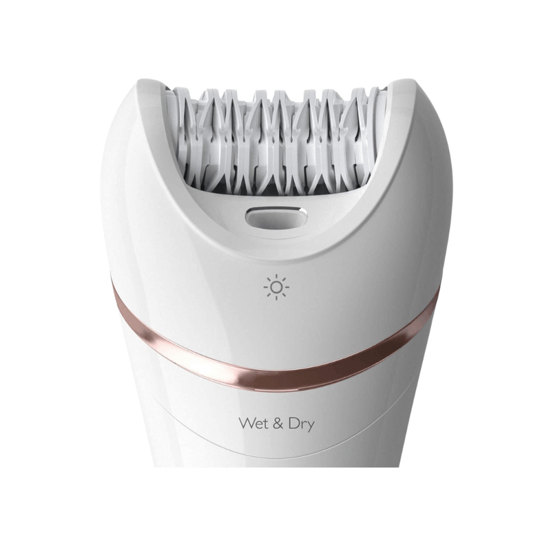 Philips Epilator Series 8000 5 in 1 Shaver, Trimmer, Pedicure and Body Exfoliator with 9 Accessories - First Choice Buying