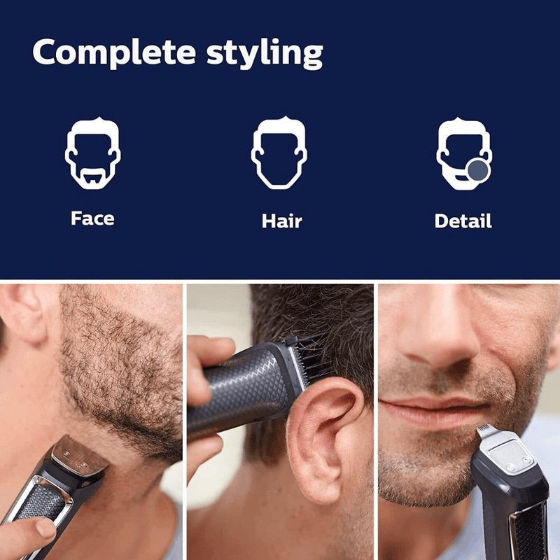 Philips Norelco Multigroom 3000 Beard, Moustache, Ear and Nose Trimmer 13 Piece set - First Choice Buying