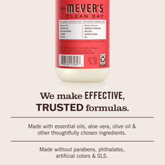 Mrs. Meyers Clean Day Liquid Hand Soap, Rhubarb, 12.5oz