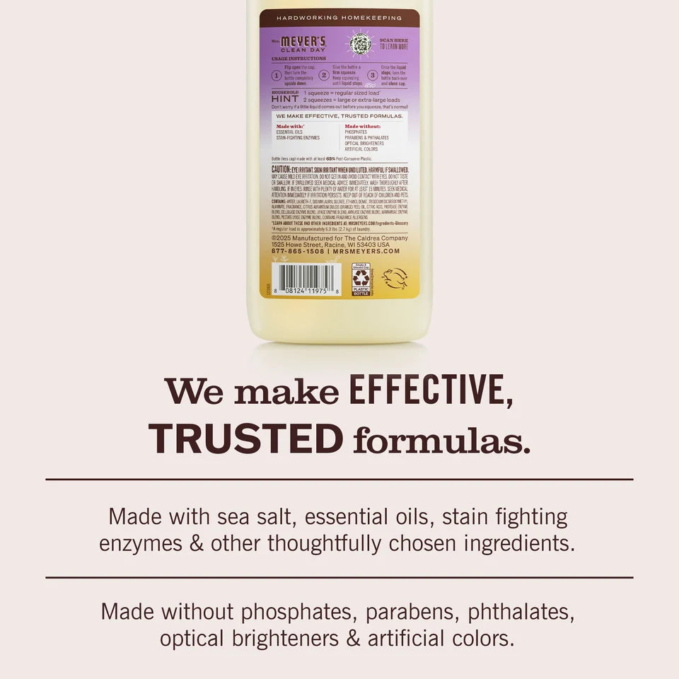 Mrs. Meyer's Ultra Concentrated Laundry Detergent, Compassion Flower, 24.3oz -