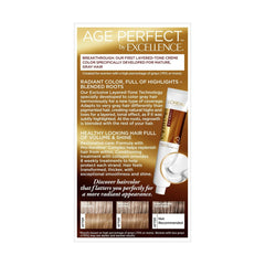 L'Oreal Paris Age Perfect Excellence Layered Tone Flattering Color, 6B Light Soft Neutral Brown