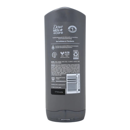 Dove Men+Care Charcoal + Clay Purifying Body & Face Wash, 13.5oz -