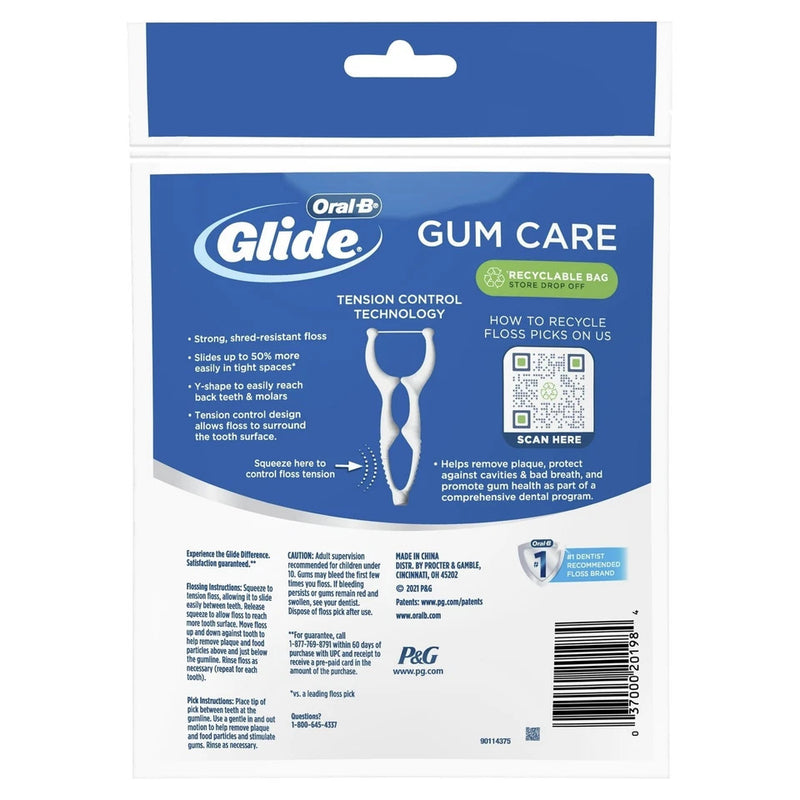 Oral-B Glide Gum Care Floss Picks, 30 Count