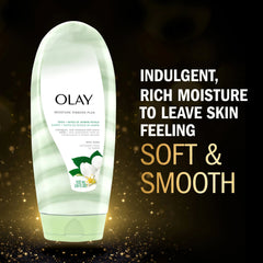 Olay Moisture Ribbons Plus Body Wash with Shea + Notes of Jasmine Petals, 18 fl oz