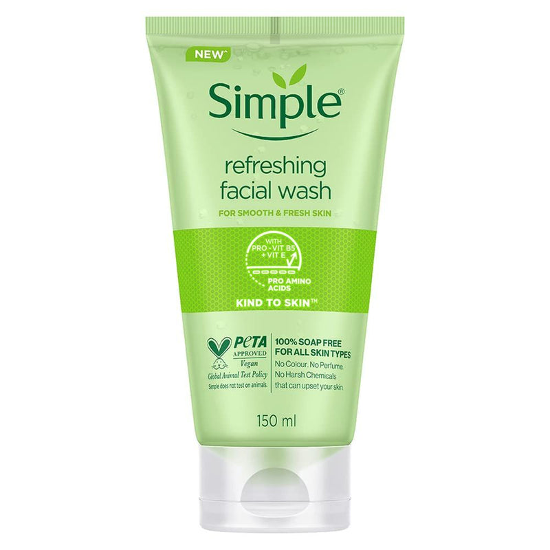 Simple - Kind to Skin - Refreshing Facial Wash for Smooth & Fresh Skin, 5oz - First Choice Buying