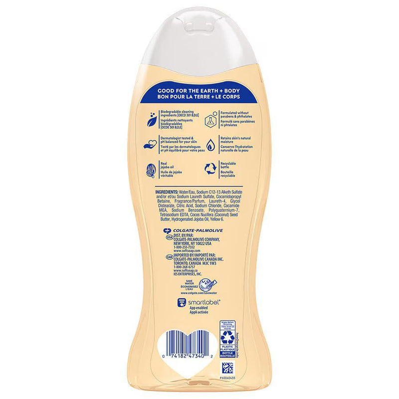 Softsoap Moisturizing Body Wash, Warm Vanilla & Jojoba Oil, 20 fl oz - First Choice Buying