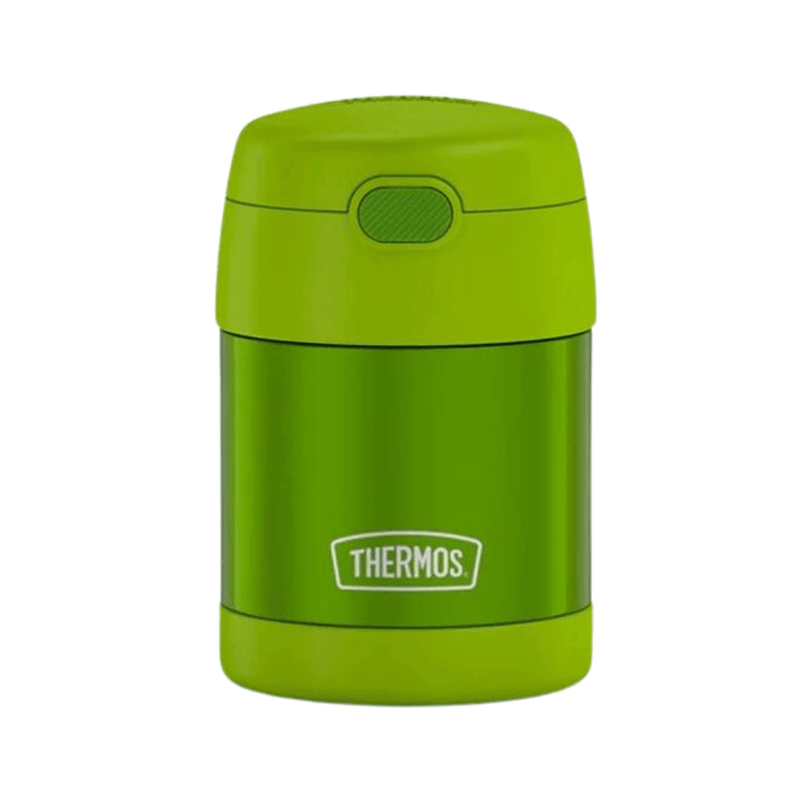 THERMOS FUNTAINER 10 Ounce Vacuum Insulated Stainless Steel Kids Food Jar with Folding Spoon - First Choice Buying