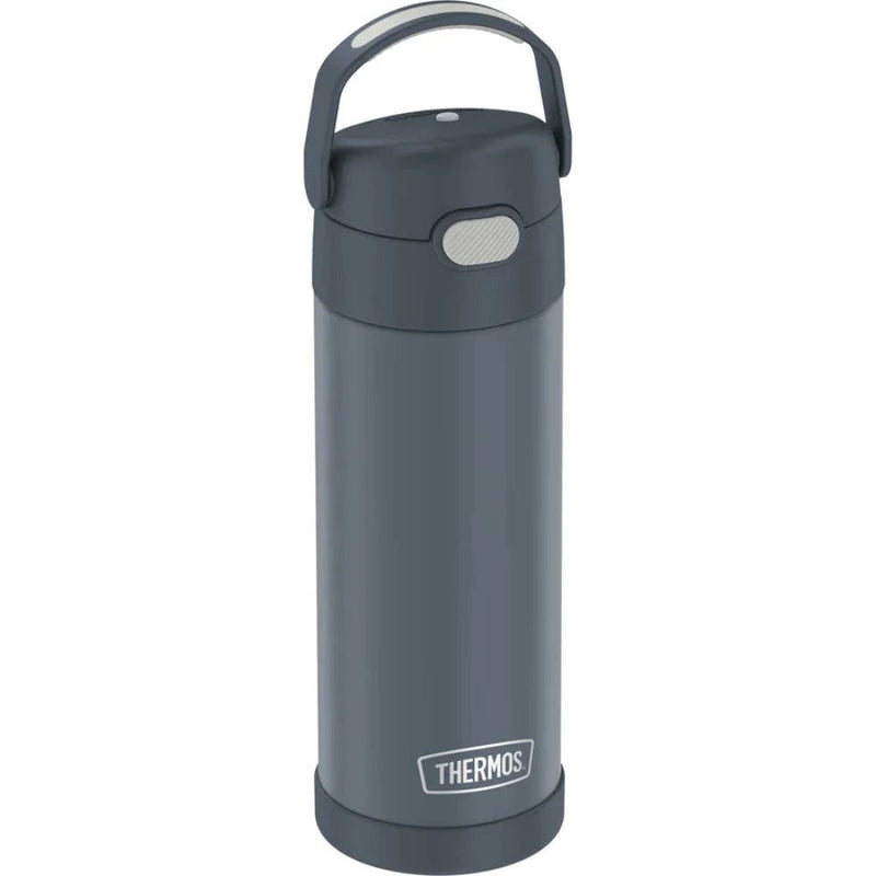 THERMOS FUNTAINER 16 Oz. Stainless Steel Vacuum Insulated Bottle w Spout Lid, Stone Slate - First Choice Buying