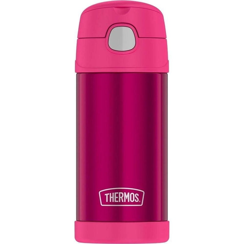 THERMOS FUNTAINER Stainless Steel Vacuum Insulated Kids Bottle with Straw, 12 Oz - First Choice Buying