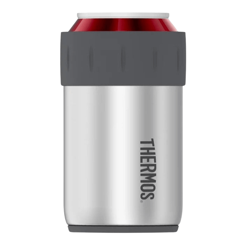 THERMOS Stainless Steel Beverage Can Insulator for 12 Ounce Can, Stainless Steel - First Choice Buying