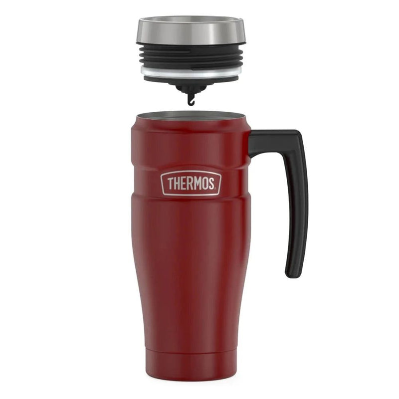 THERMOS Stainless Steel King Travel Mug, 16 Oz - First Choice Buying