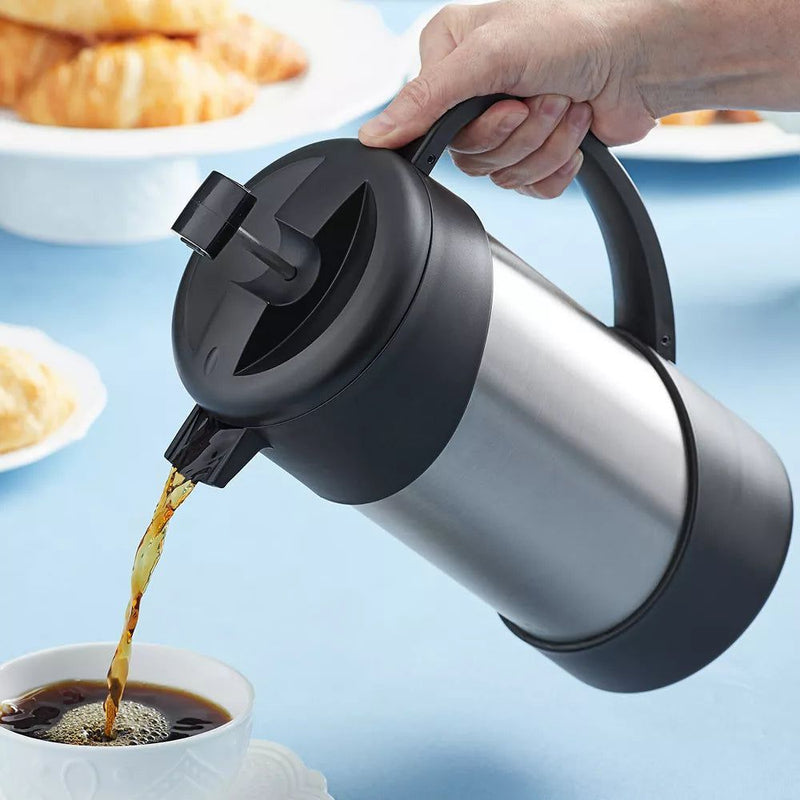 Thermos Vacuum Insulated Stainless Steel Gourmet Coffee Press, 34 Ounce - First Choice Buying