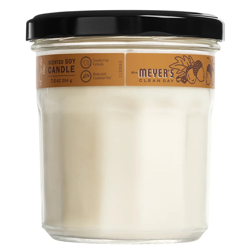 Mrs. Meyer's Clean Day Soy Candle, Acorn Spice, 7.2 oz
