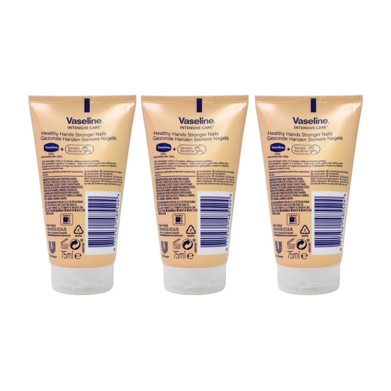 Vaseline Healthy Hands Stronger Nails Hand Cream with Keratin, 2.5 oz - First Choice Buying