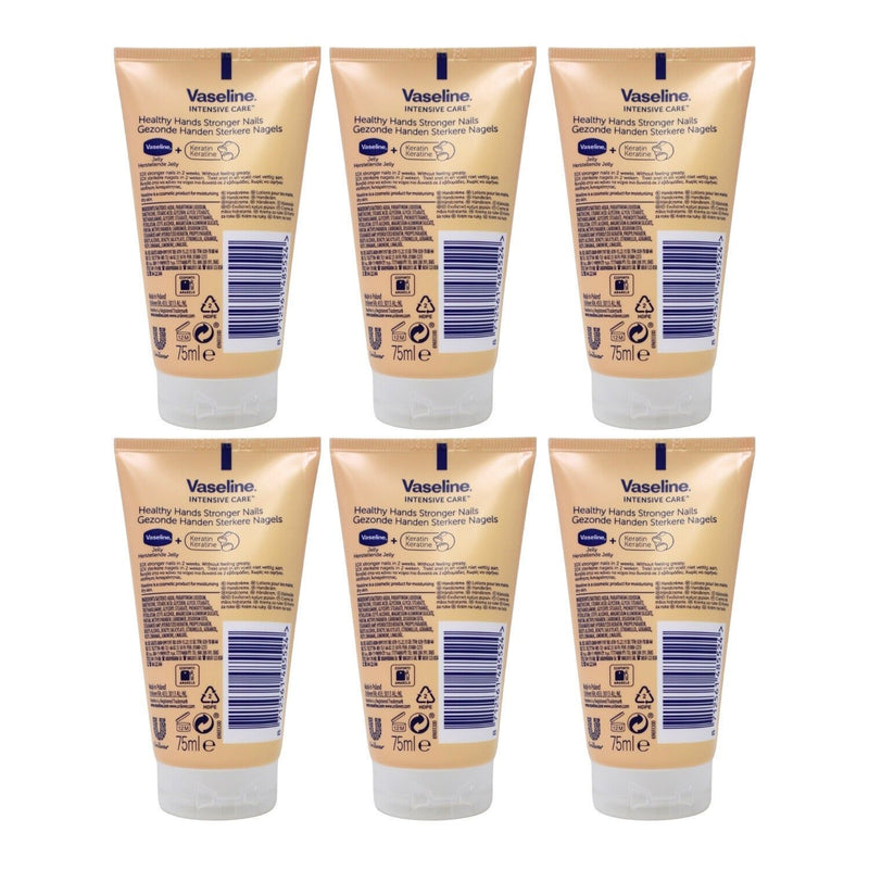 Vaseline Healthy Hands Stronger Nails Hand Cream with Keratin, 2.5 oz - First Choice Buying