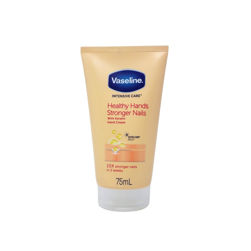 Vaseline Healthy Hands Stronger Nails Hand Cream with Keratin, 2.5 oz - First Choice Buying