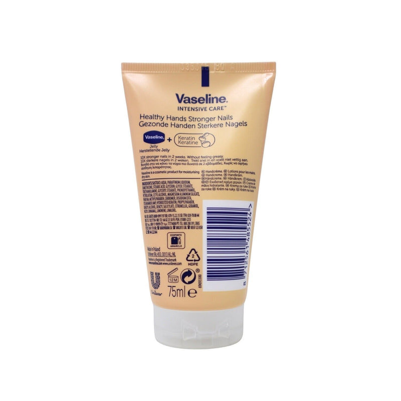 Vaseline Healthy Hands Stronger Nails Hand Cream with Keratin, 2.5 oz - First Choice Buying