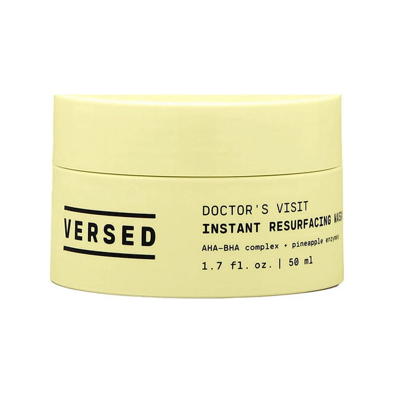 Versed Doctor’s Visit Instant Resurfacing Mask, AHA-BHA Complex + Pineapple Enzymes, 1.7 fl oz - First Choice Buying