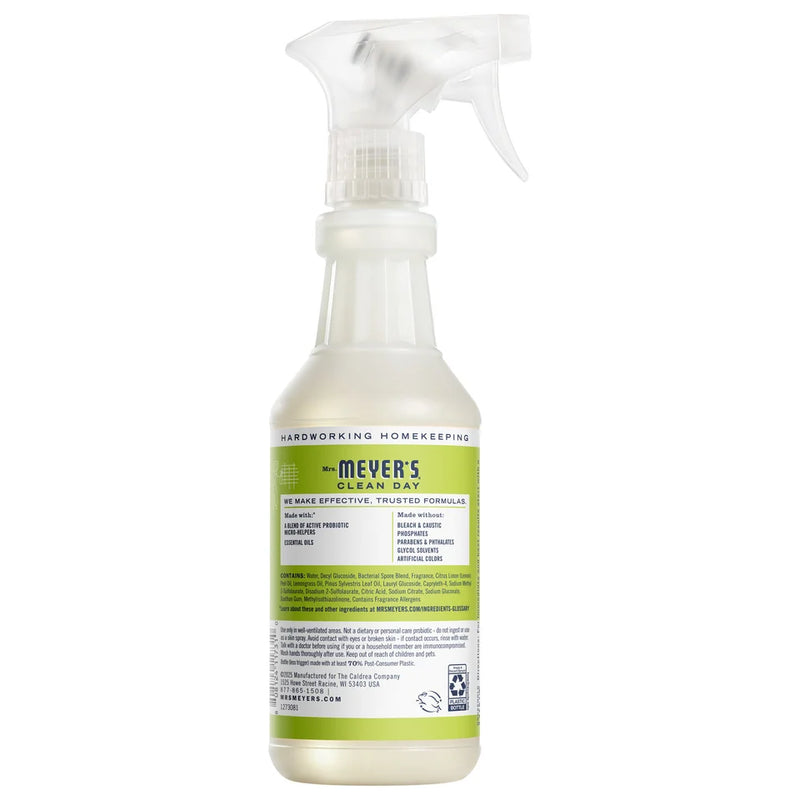 Mrs. Meyer's Clean Day Probiotic Daily Shower Spray, Lemon Verbena, 16 fl oz