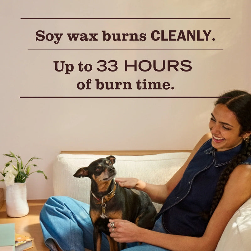 Mrs. Meyer's Clean Day Soy Candle, Basil, 7.2 oz