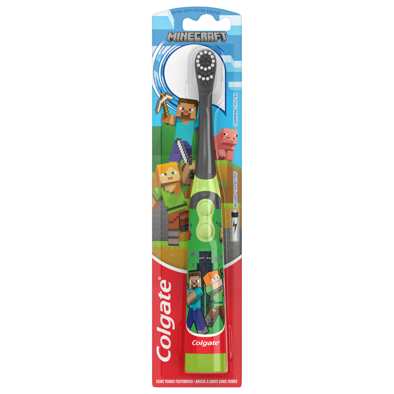 Colgate Kids Battery Powered Toothbrush, Minecraft