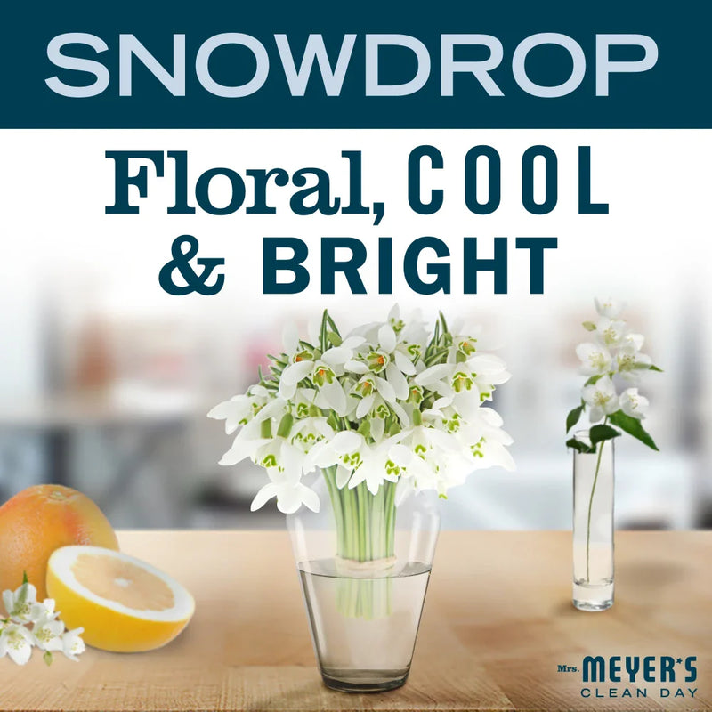 Mrs. Meyer's Clean Day Liquid Dish Soap, Snowdrop, 16 Oz