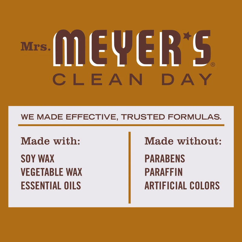Mrs. Meyer's Clean Day Soy Candle, Acorn Spice, 7.2 oz