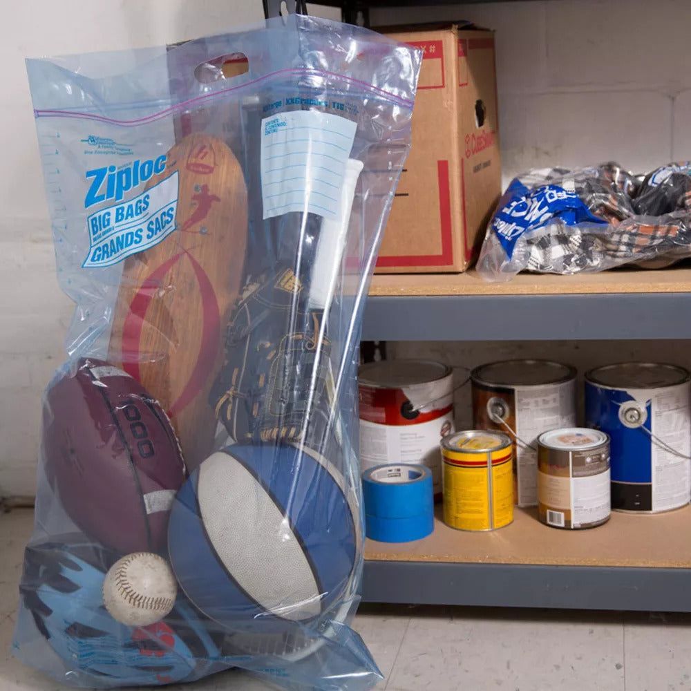 Double Zipper Gallon Storage Bags Walmart ZIPLOC Pack Of Extra